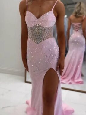 Sherri hill 57791 pink